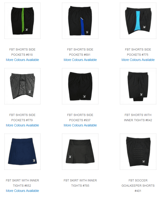 fbt shorts