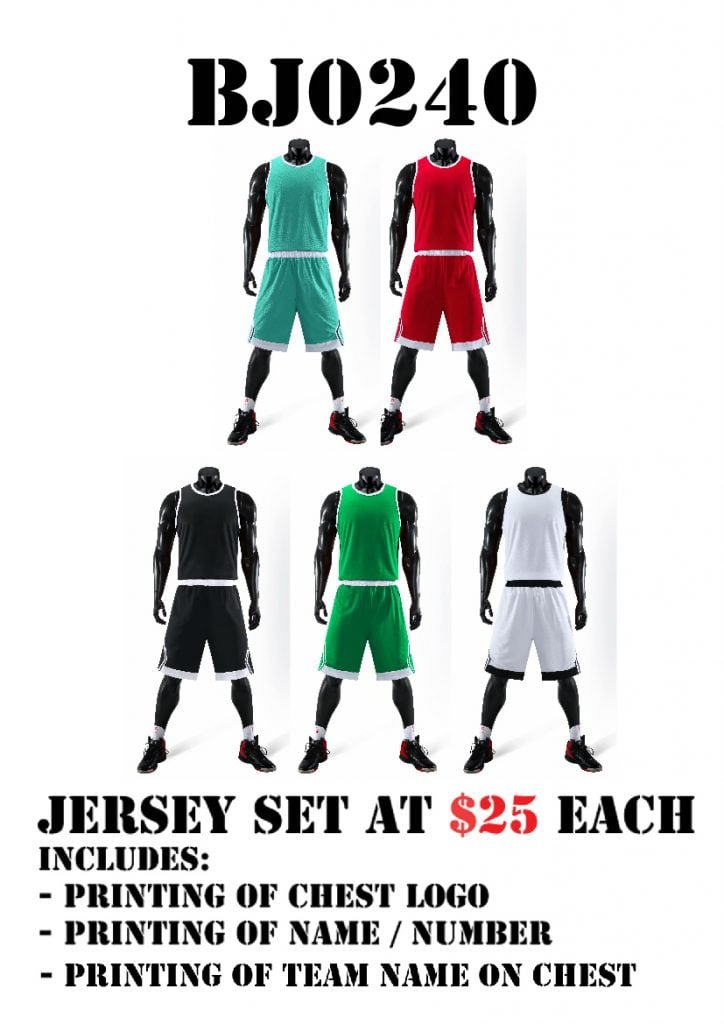 Printeesg 1 Jersey Vendor in Singapore Top quality Basketball jersey