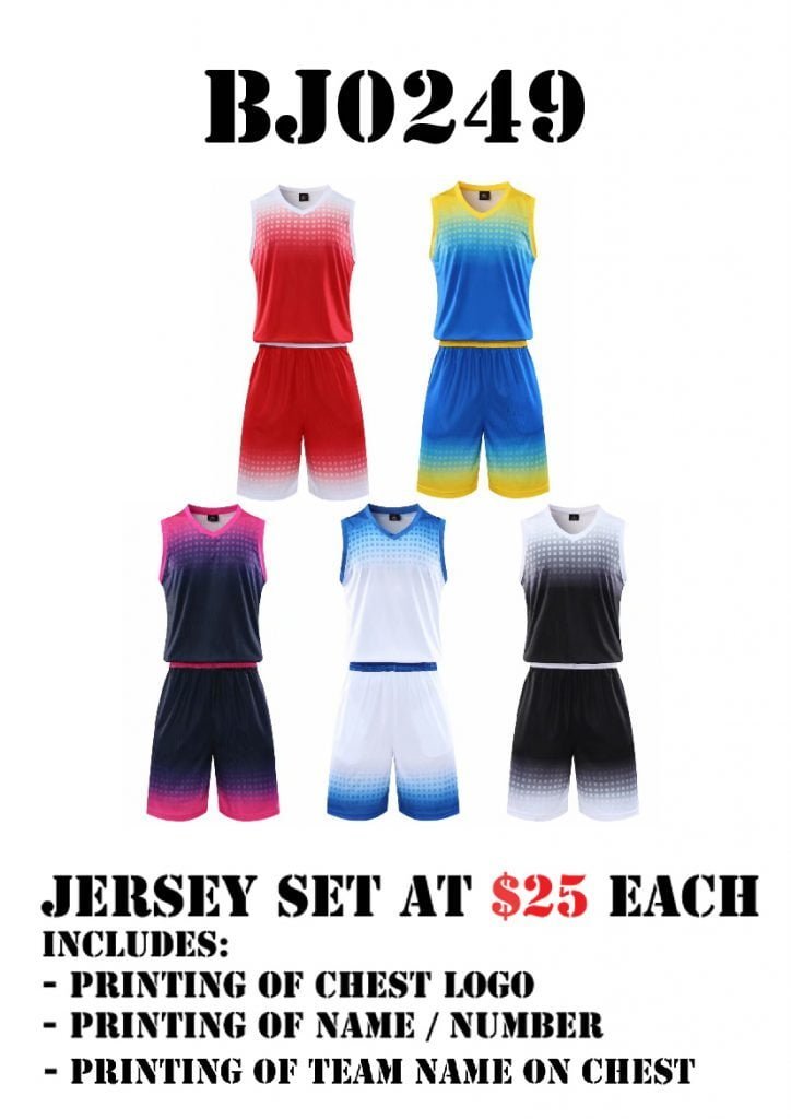 Printeesg 1 Jersey Vendor in Singapore Top quality Basketball jersey
