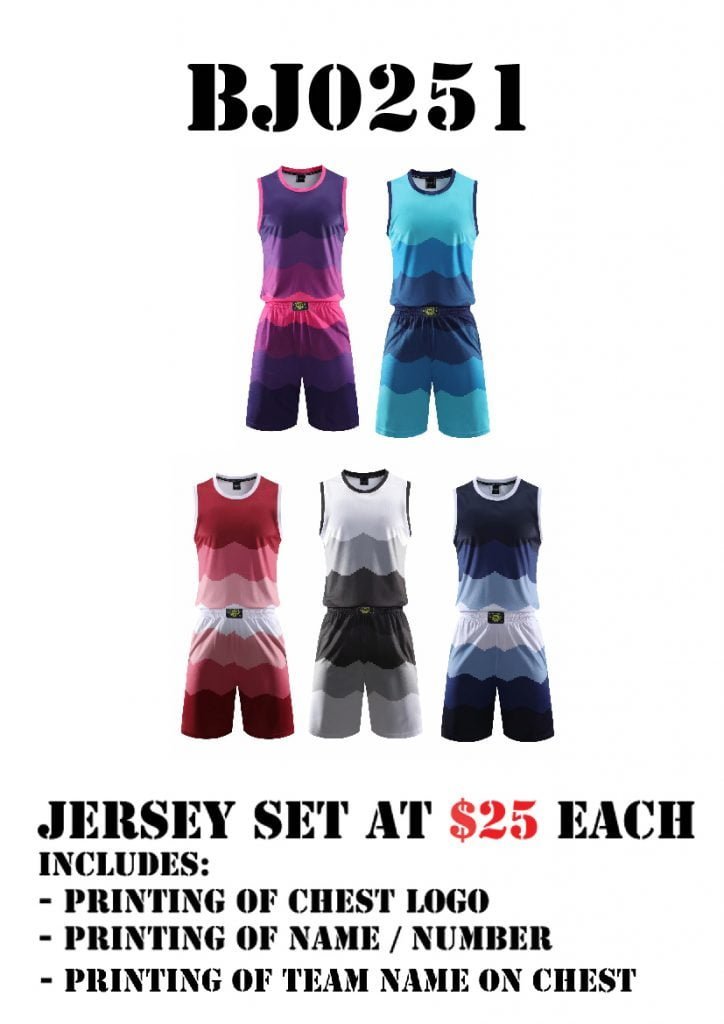 Printeesg 1 Jersey Vendor in Singapore Top quality Basketball jersey